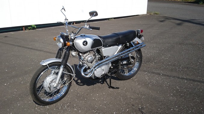 ホンダ　CL125  書類付レストアベース車 工房補修日誌｜バイクシート・自動車内装の補修,修理は張替えなしの革